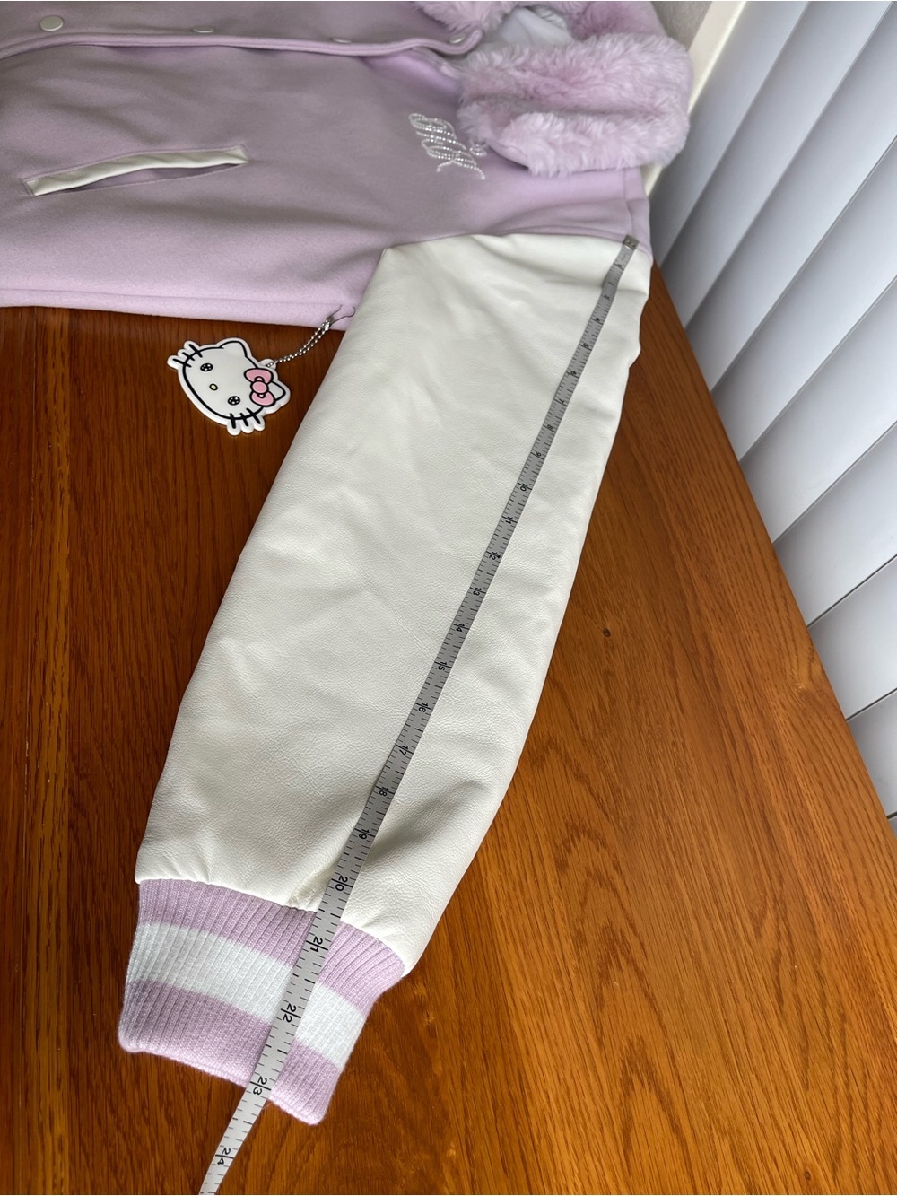 Hello Kitty And Friends x Forever 21 Lavender Varsity Bomber Jacket Size XS - Picture 11 of 16